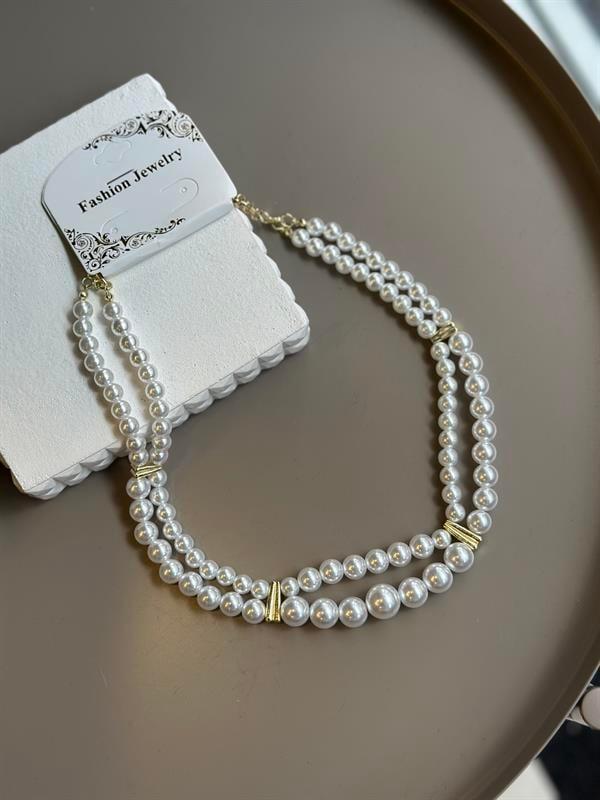 İnci Kolye - Altın - Image 1