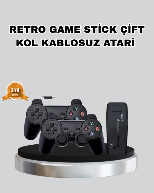 2.4G Kablosuz Mini Oyun Konsolu Taşınabilir ve Şık Tasarım - Image 1