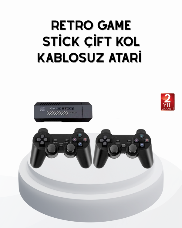 Taşınabilir Kablosuz Oyun Konsolu 2.4G TV Destekli Kompakt Gövde - Image 1