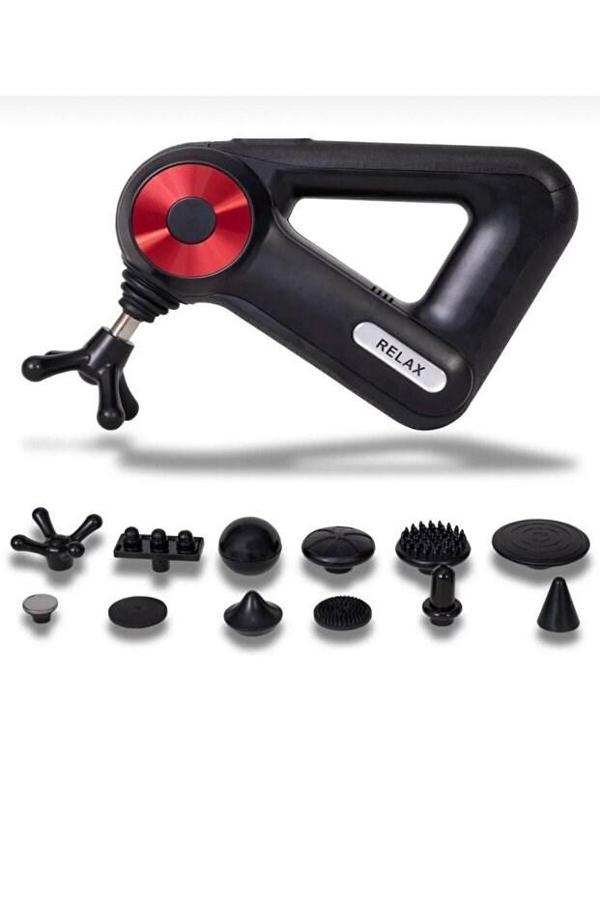 Profesyonel Derin Doku Masaj Tabancası - 12 Başlıklı Kas Gevşetici - Image 1