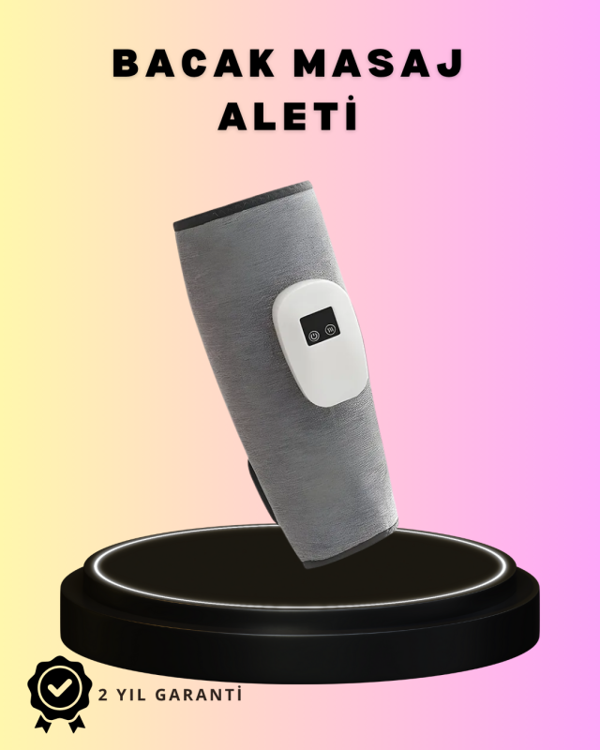 3 Kademeli Hava Basınçlı Isıtmalı Baldır Masaj Aleti – Titreşimli ve Kablosuz Kullanım - Image 1