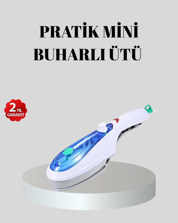 1500W Buharlı El Seyahat Ütüsü – Kompakt, Taşınabilir, Her Kumaşa Uygun - Image 1