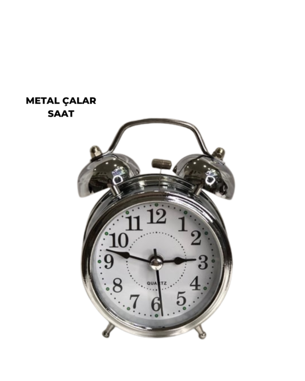 Dekoratif Gümüş Saat - Image 1