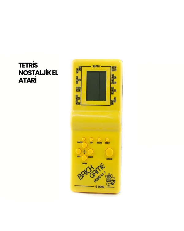 Klasik Gameboy Tetris Oyunu – Taşınabilir Pil ile Çalışan Retro El Konsolu - Image 1