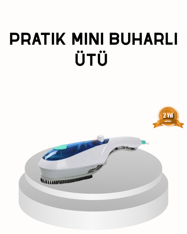 Mini Buharlı Seyahat Ütüsü – Hızlı Isınan, Koku Giderici, Her Kumaşa Uygun Taşınabilir Ütü - Image 1