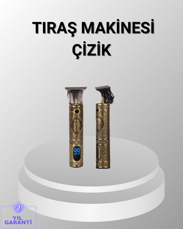 Şarjlı Kablosuz Tıraş Makinesi – 1800 mAh Batarya, Uzun Pil Ömrü, Profesyonel Sessiz Motor - Image 1