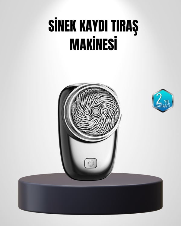 Şarjlı Mini Tıraş Makinesi – Hassas Ciltlere Uygun, Su ile Yıkanabilir, Kompakt Tasarım - Image 1