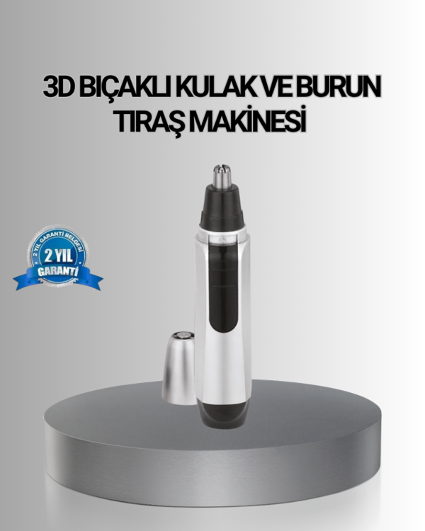 Kişisel Burun ve Kulak Tıraş Makinesi 3D Kavisli Bıçak ve Kompakt Tasarım - Image 1