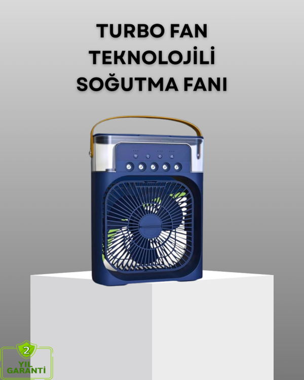 Turbo Teknolojili Ayarlanabilir Sessiz Masa ve Ofis Fanı - Image 1