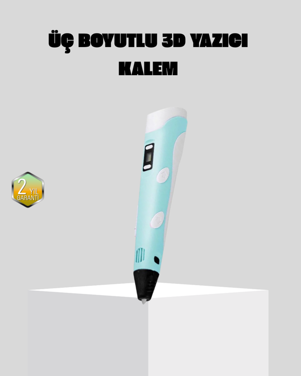 3D Kalem Ergonomik ve 1.75 mm Filament Destekli FDM Yazıcı Kalemi - Image 1