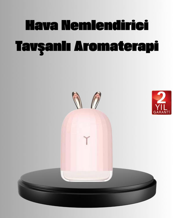 Aromaterapi Uyumlu Hava Nemlendirici – Ultrasonik Sessiz Difüzör - Image 1