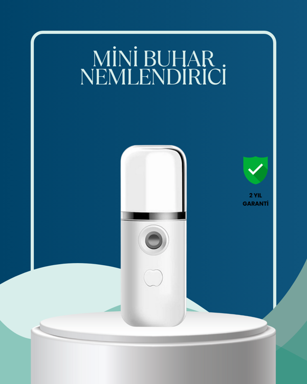Akıllı Pro Teknolojili Şarjlı Nemlendirici – Portatif Cilt ve Hava Nemlendirici Cihaz - Image 1