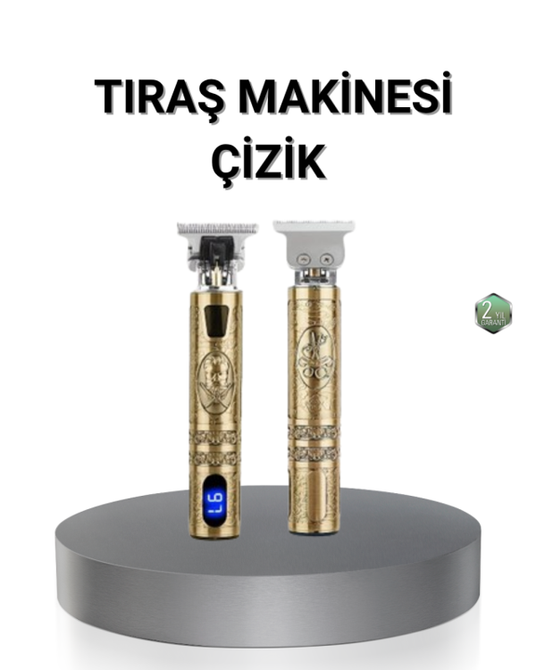 Kablosuz Şarjlı Profesyonel Tıraş Makinesi – 1800 mAh Lityum Pil - Image 1