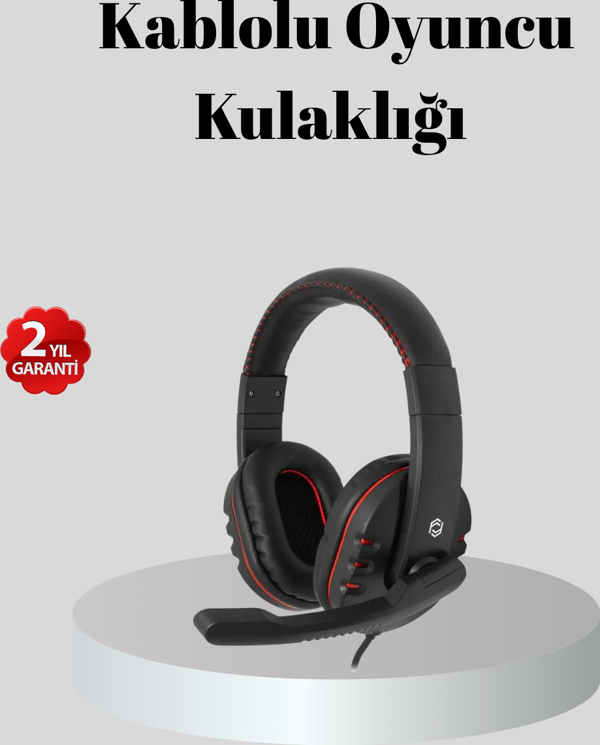 Stereo Ses Destekli Mikrofonlu Gaming Kulaklık – Yumuşak Pedli - Image 1