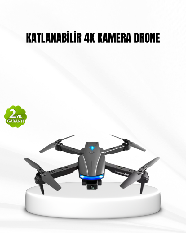 Wi-Fi Bağlantılı 4K Drone Katlanabilir ve 360° Takla Özellikli - Image 1
