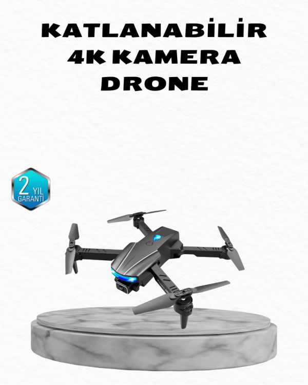 4K Kamera Özellikli Katlanabilir Drone Wi-Fi ve Yükseklik Sabitlemeli - Image 1