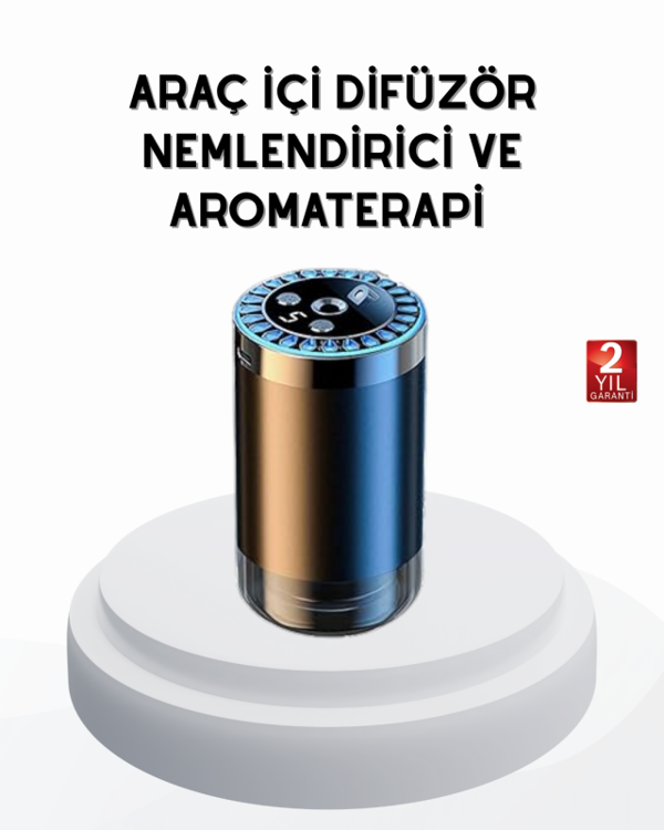Yıldız Projeksiyonlu Araç İçi Hava Nemlendirici ve Difüzör - Image 1