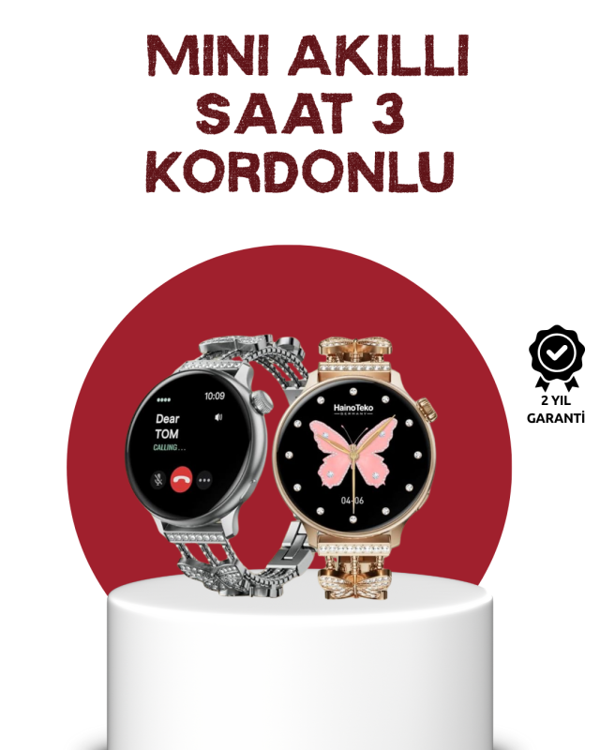 Akıllı Saat – Dokunmatik Ekran, Spor Modu ve Kalp Atış Sensörü - Image 1