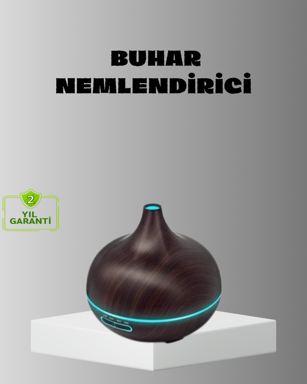 Aromaterapi Difüzörü 550 ml Ultrasonik Nemlendirici Otomatik Kapanma Özellikli - Image 1