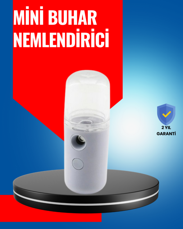 Mini Şarjlı Buhar Nemlendirici – Taşınabilir, Enerji Tasarruflu, Kablosuz Kullanım - Image 1