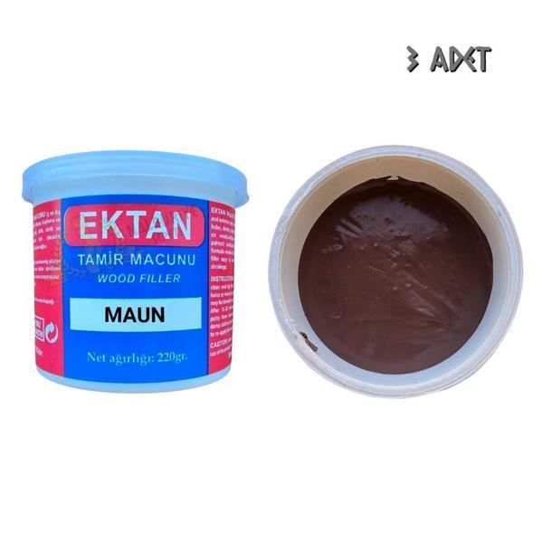 Ektan Masif ve Ahşap Tamir Macunu MAUN 220 gr. - 3 Adet - Image 1