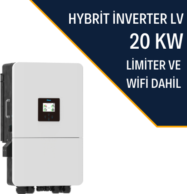 20KW HİBRİT TRİFAZE İNVERTER LV - Image 1