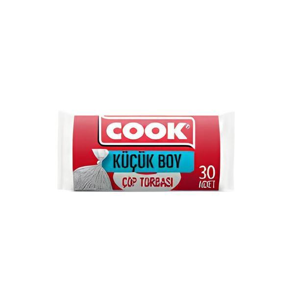 Cook Kokusuz Küçük Boy Çöp Torbası 47x50 Cm 25 Paket x 30 lu Rulo - Image 1