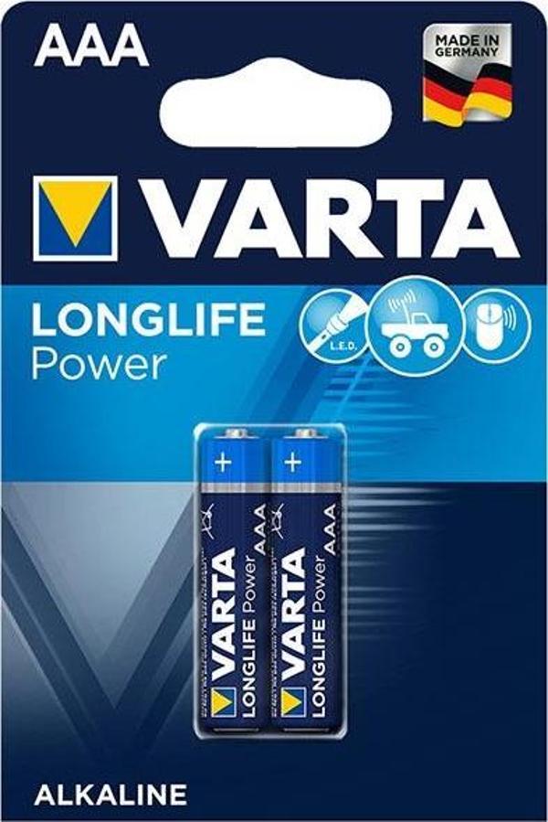 VARTA LONGLIFE POWER ALKALİN AAA İNCE KALEM PİL (2Lİ PAKET FİYATI) - Image 1