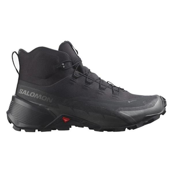 Salomon Croos Hike Mid Gore Tex Outdoor Boot Erkek Bilekli Su Geçirmez Outdoor Bot Siyah - Image 1