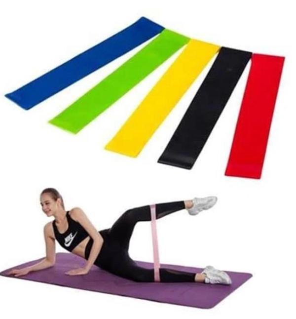 Aerobik Bant 5 Li Pilates Yoga Bandı * - Image 1