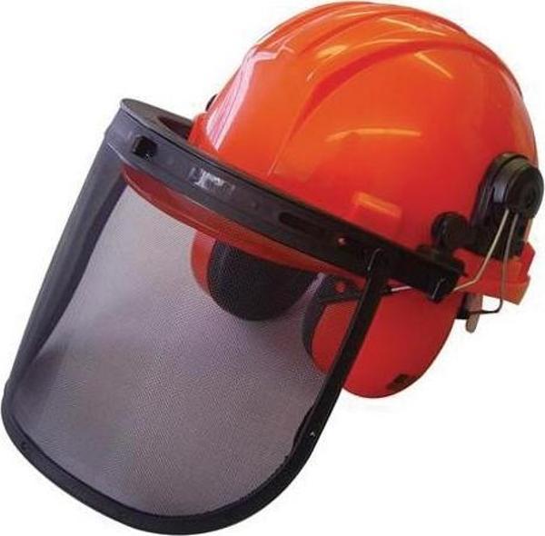 İtal Motorlu Tırpan/Testere Profesyonel Tip Ayarlı Koruyucu Maske (Emniyet Başlığı+Kulaklık) - Image 1