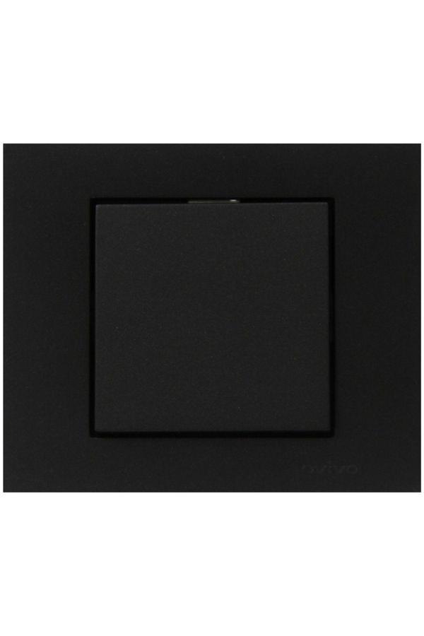 9 Adet Ovivo Grano Siyah Tekli Anahtar Çerçeve Dahildir 9'lu - Image 1