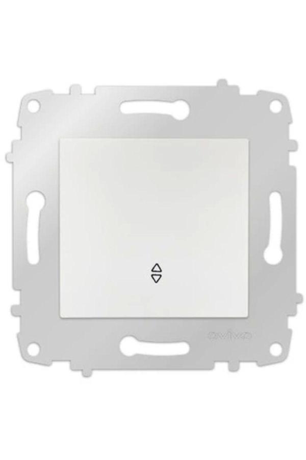 Ovivo Grano Beyaz Vavien Anahtar (çerçevesiz) - Image 1