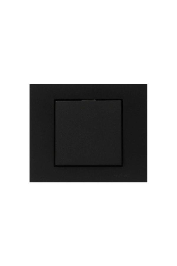 Ovivo Grano Siyah Anahtar Priz - Image 1