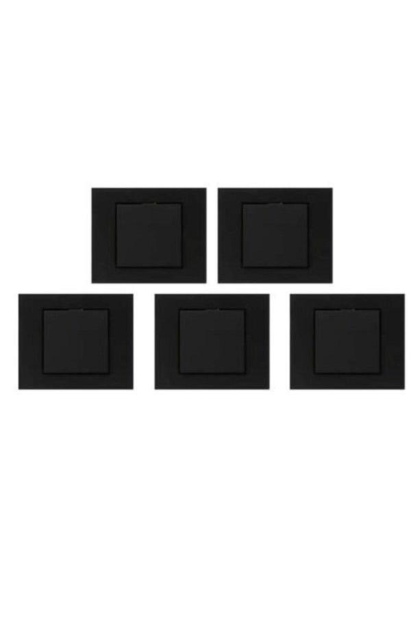 Ovivo Grano Siyah Anahtar 5'li Paket (çerçeve Dahil) - Image 1