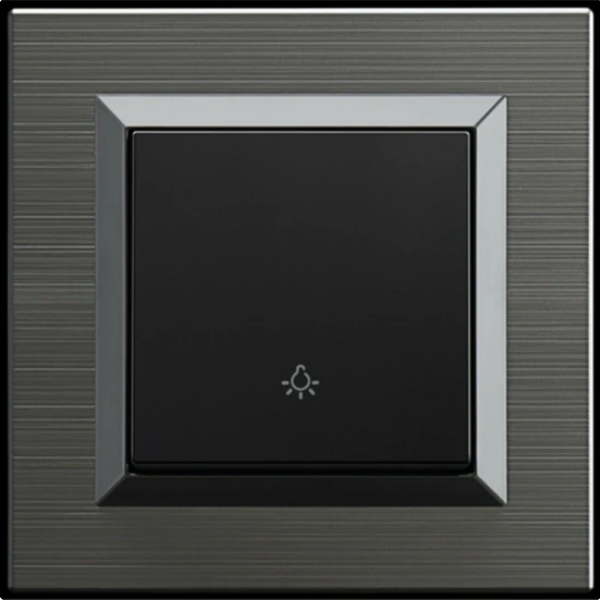 Ovivo Quantum Manyetik Gri Zil Anahtarı Light + Çerçeve Dahil - Image 1