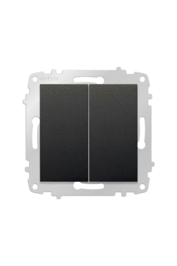 Ovivo Grano Siyah Natural Komitatör Çerçevesiz - 15 Adet - Image 1