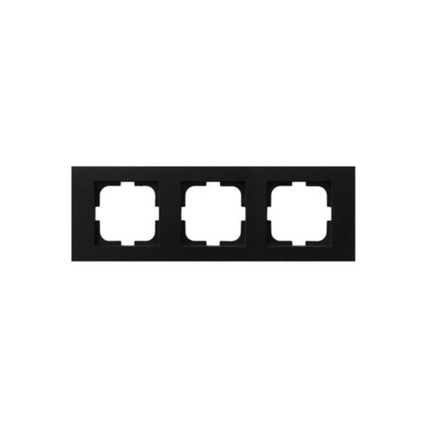 Ovivo Grano Siyah Üçlü Çerçeve** - Image 1