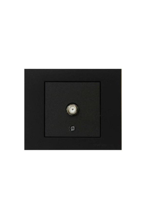 Ovivo Grano Siyah Uydu Tv Priz - Image 1