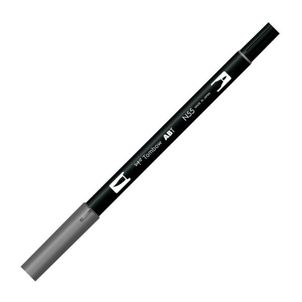 Supertrend Dual Brush Pen Grafik Çizim Kalemi N55 Cool Gray 7 - Image 1