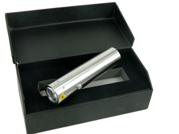 F Bk30 Paslanmaz Metal El Feneri - Pilli, Kutulu, Sellektörlü - Image 1