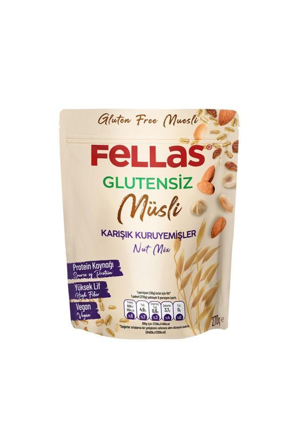Glutensiz Müsli - Karışık Kuruyemişli 270g - Image 1
