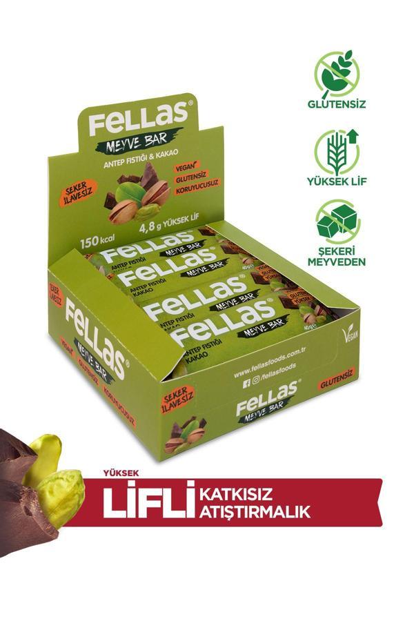 Meyve Bar - Antep Fıstıklı Ve Kakaolu 40 Gr X 12 Adet - Image 1