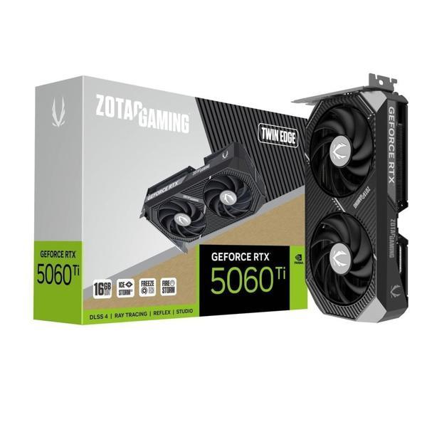 ZOTAC GeForce RTX 5060 TI GAMING TWIN EDGE 16GB GDDR7 128Bit DLSS 4 Ekran Kartı - Image 1
