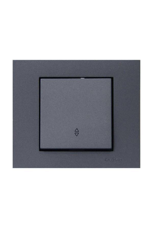 Ovivo Grano Füme Vavien Anahtar + Çerçeve Dahil - 1 Adet - Image 1