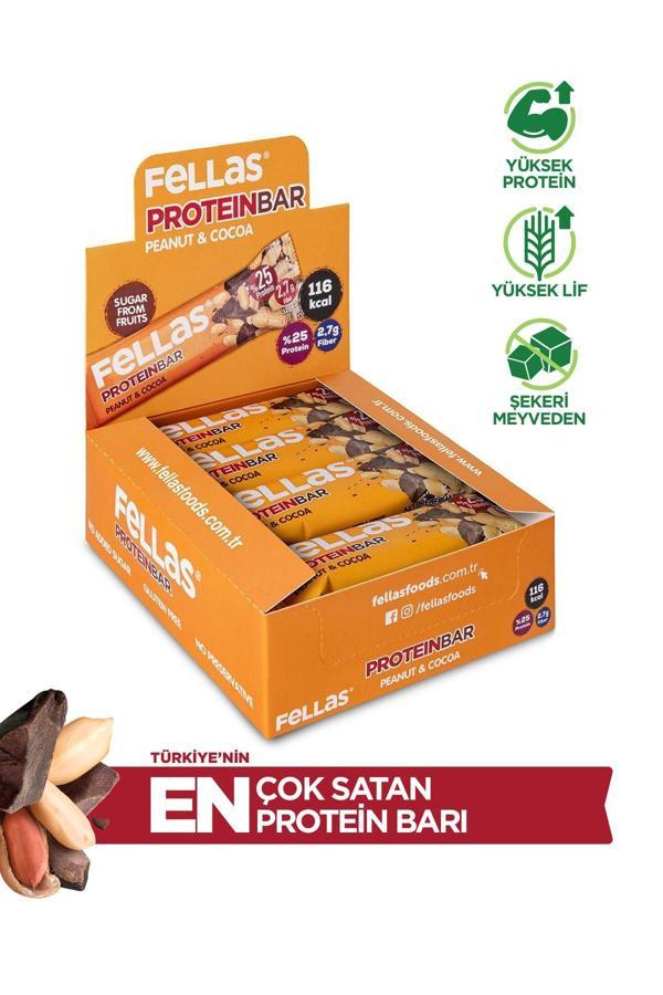 Protein Bar - Yer Fıstıklı ve Kakaolu 32g x 12 Adet - Image 1