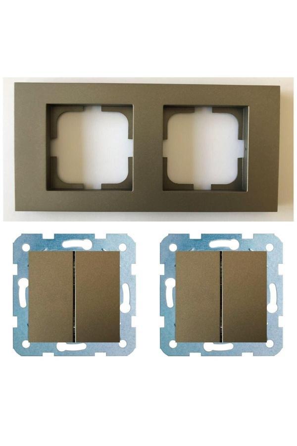 Ovivo Grano Antrasit Ikili Set - Komütatör - Komütatör - Image 1