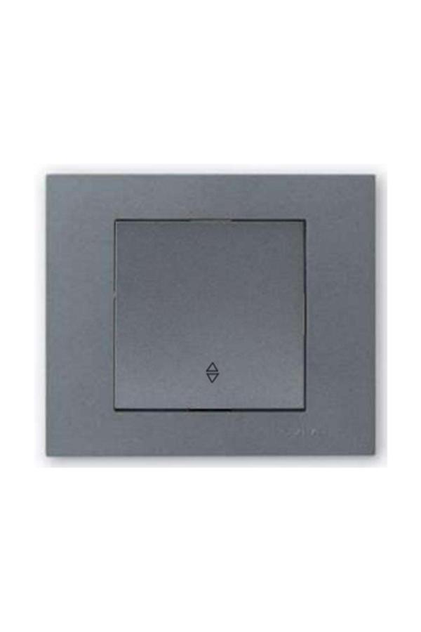 Ovivo Grano Metalik Vavien Anahtar Füme + Füme Çerçeve - Image 1