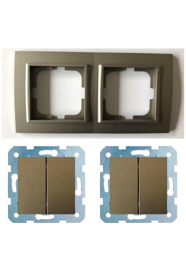 Ovivo Mina Antrasit Ikili Set - Komütatör - Komütatör - Image 1