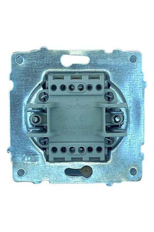 Ovivo Grano Füme Tekli Anahtar Çerçevesizdir - Image 1